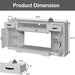 TV Stand With Adjustable Shelves & Double Doors Home Essentials