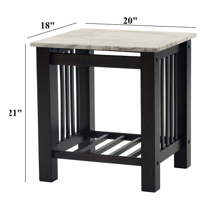 Table Open Storage Shelf Home Essentials