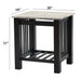 Table Open Storage Shelf Home Essentials