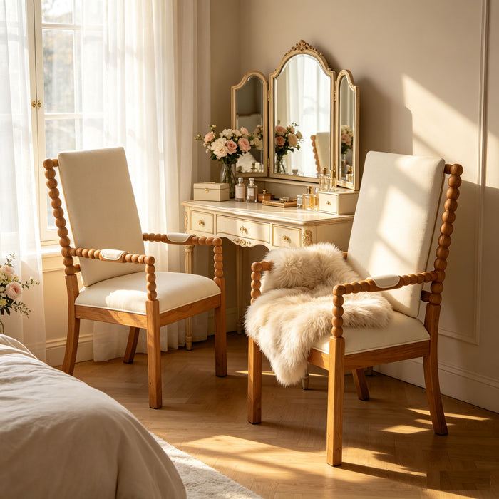 Dining Chairs With Ergonomic Design (Set of 2) Home Essentials