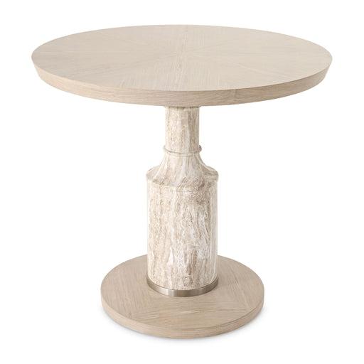 Lotus Bay - 40" Round Gathering Table - Sand Michael Amini