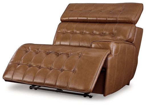 Temmpton - Raf Zero Wall Power Recliner - Chocolate Signature Design by Ashley®
