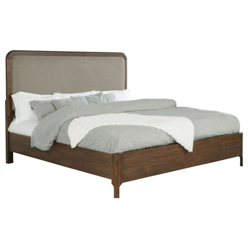 Eastern King Panel Bed - Walnut Furniture Max