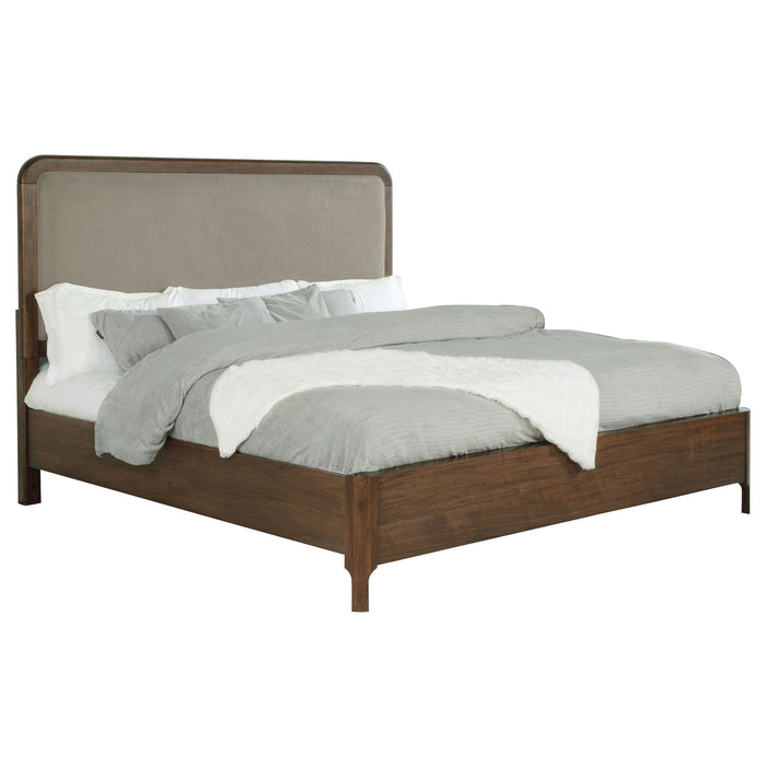 Eastern King Panel Bed - Walnut Furniture Max