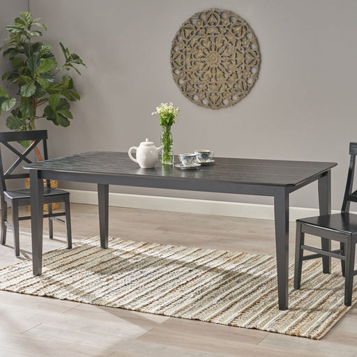 Farmhouse Charm Dining Table With Square Leg Noble House