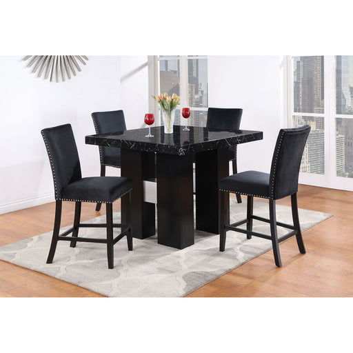 Mikha - Bar Stools (Set of 2) - Black Global Furniture USA