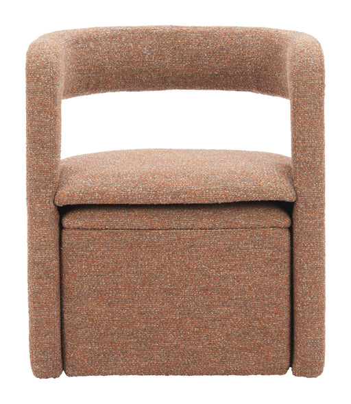 Atria - Accent Chair & Ottoman - Tawny Brown Zuo Modern