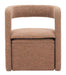 Atria - Accent Chair & Ottoman - Tawny Brown Zuo Modern