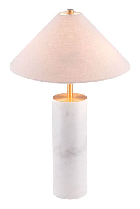 Ciara - Table Lamp - Beige / White