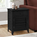 Accent Nightstand, Storage Drawer, Transitional 8th Street