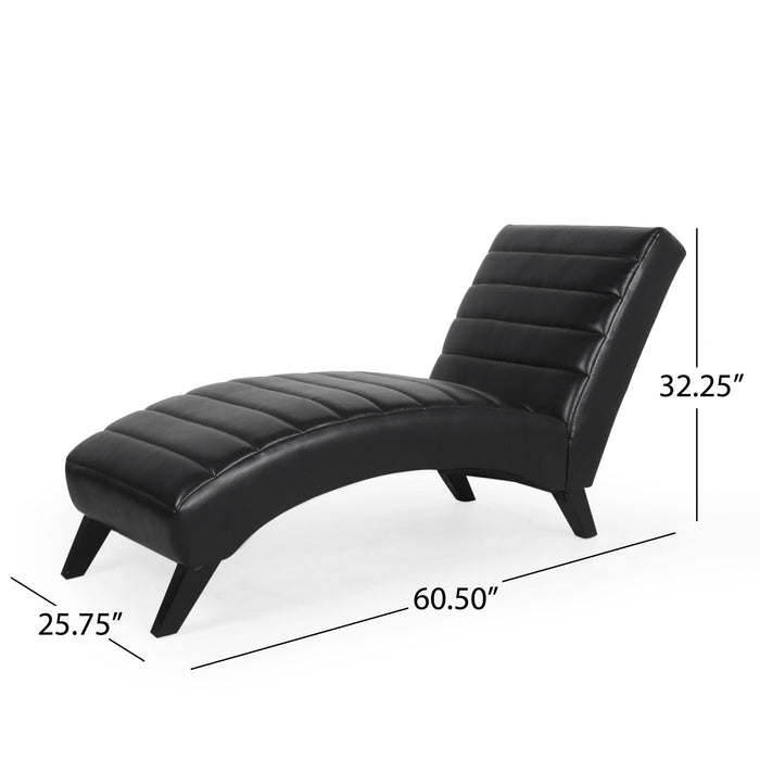 Finlay KD Chaise Lounge - Black