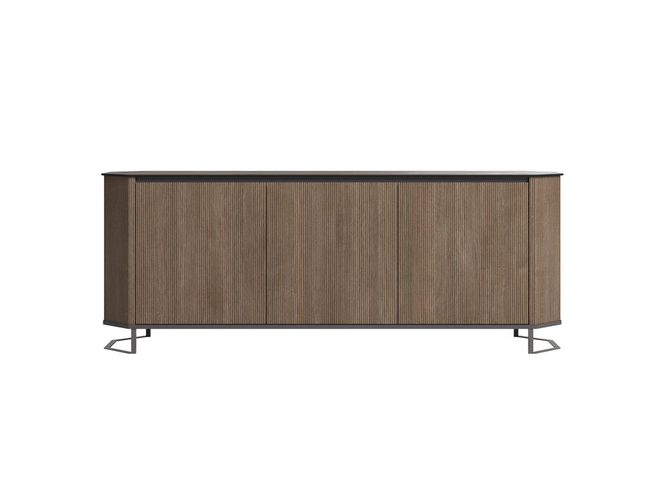 Hexagon - 3 Door Buffet - Dark Brown Status Italy