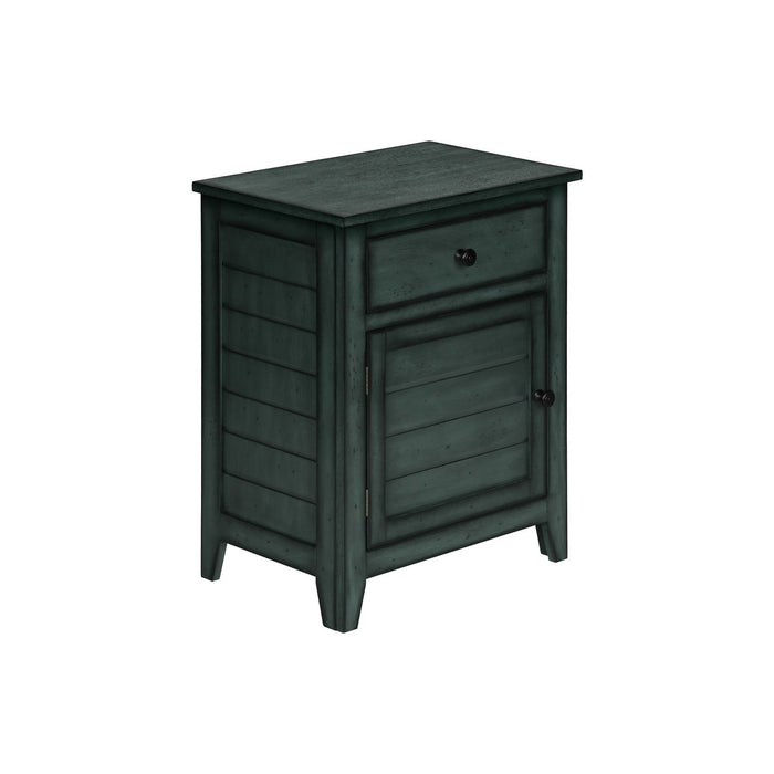 Accent Table With Storage Drawer - Blue 8th Street