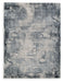 Langrich - 5' x 7' Rug - Blue / Gray / Cream Signature Design by Ashley®