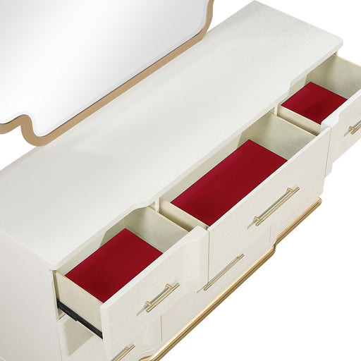 Lexington - 9 Drawer Dresser - Beige Matrix Furniture Group
