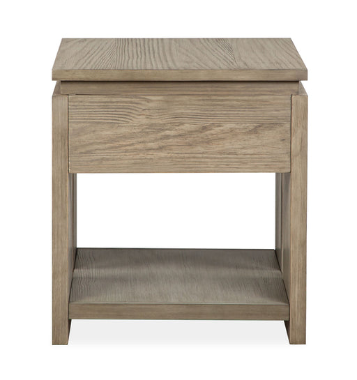 Conrad - Rectangular End Table - Stone Harbor Gray Magnussen Furniture