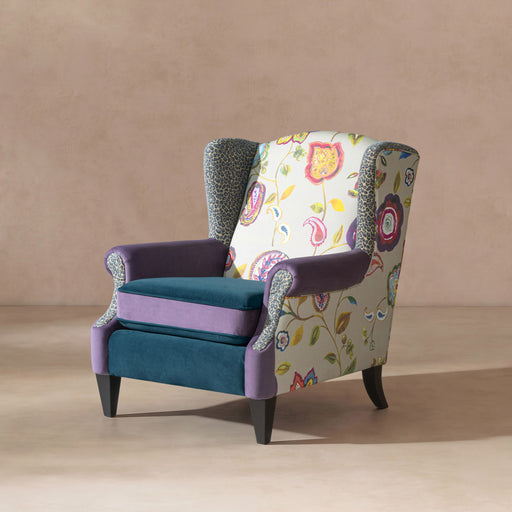 Anya - Boho Chic Wingback Accent Arm Chair Jennifer Taylor Home