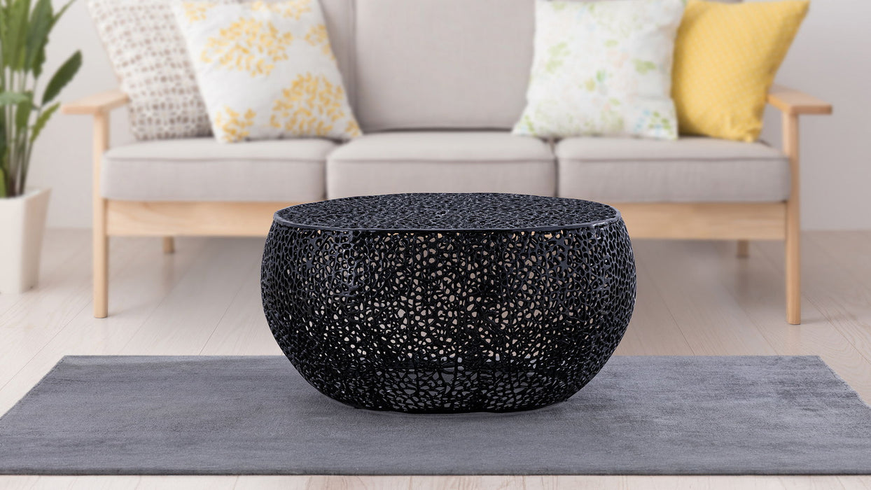 T3502 - Modern Round Coffee Table Matrix Furniture Group