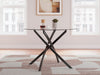 Pharwynn - 5 Pc. - Dining Room Table, 4 Side Chair - Black Signature Design by Ashley®