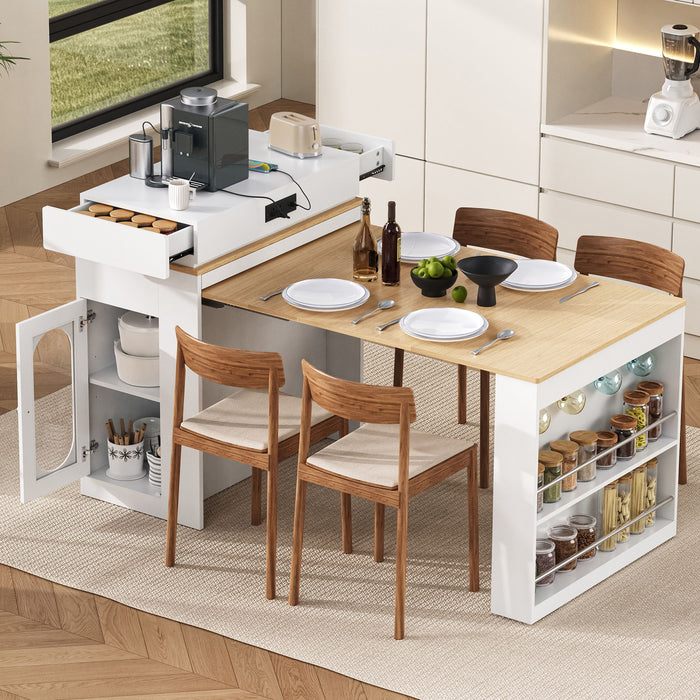 Extendable Dining Table With Folding Top Hearth and Haven