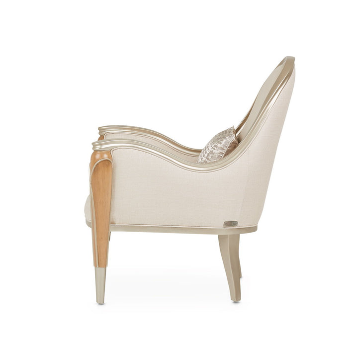 Villa Cherie - Accent Chair - Pearl/Caramel