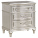 Evangeline - 3 Drawer Nightstand - Oak Furniture Max