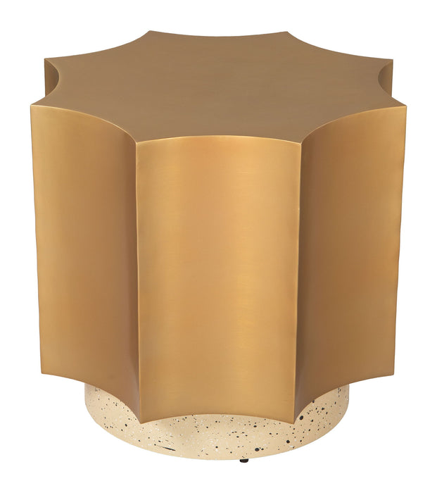 Osam - Side Table - Gold / Beige Zuo Modern