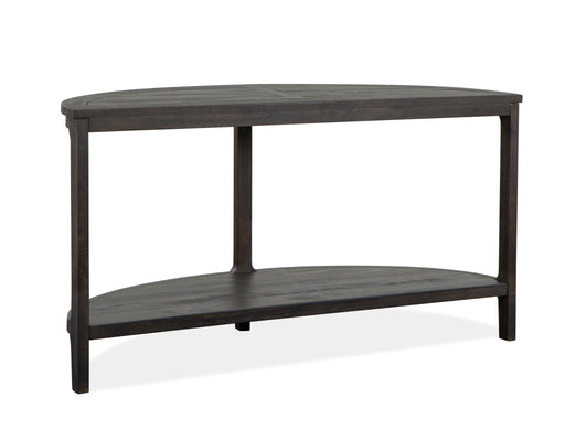 Boswell - Demilune Sofa Table - Peppercorn Magnussen Furniture