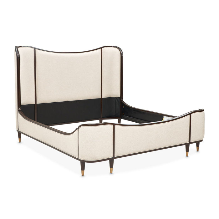 Camellia Field - Upholstered Panel Bed
