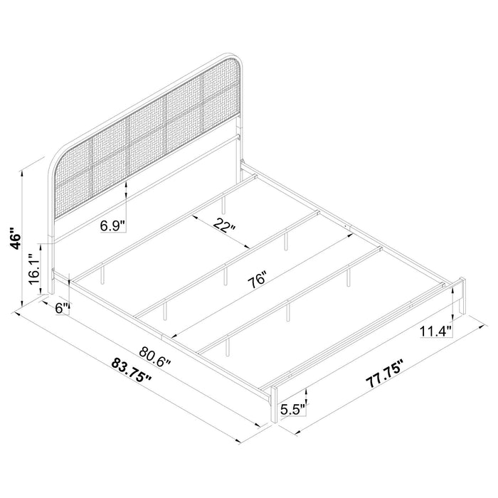 Kenneth - Radio Weave Bed Furniture Max