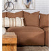 Colleen - Armless Chair With Pillows - Terracotta Furniture Max