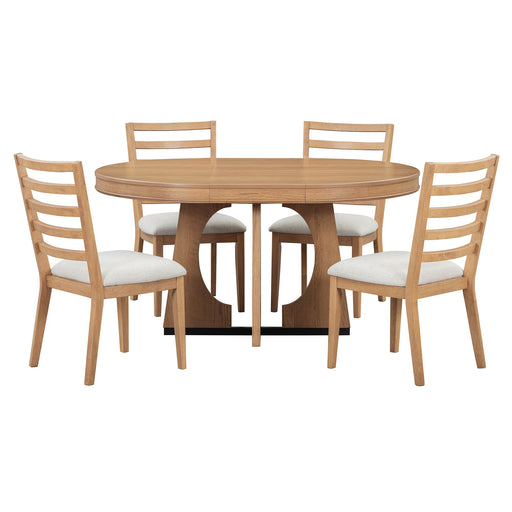 Round Dining Table Set For 4 With Chairs Hearth and Haven