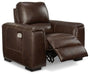 Alessandro - PWR Recliner/Adj Headrest - Walnut Signature Design by Ashley®