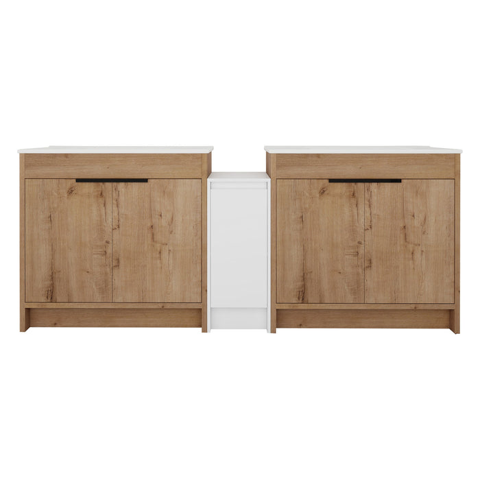 Freestanding Bathroom Vanity & Sink, Storage Cabinets, Soft Closing Doors Home Essentials