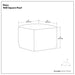 Naya - Upholstered Cube Pouf Simpli-Home
