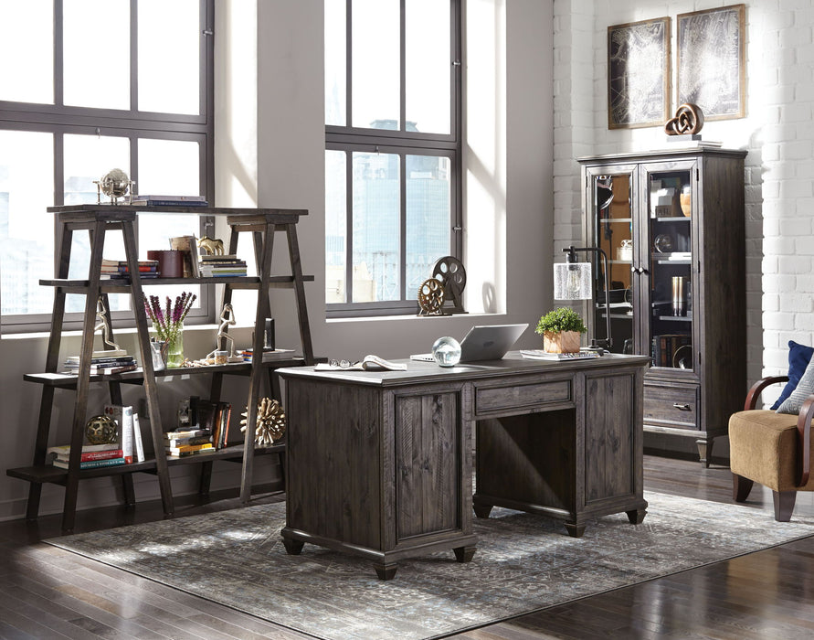 Sutton Place - Executive Desk - Weathered Charcoal Magnussen Furniture