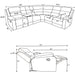 Aaron - 3 Piece Upholstered Sectional - Smoke Furniture Max