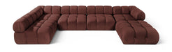 Orin - 6 Piece Modular Sectional (3 Modular Chairs, 2 Corner Chairs & Ottoman) Meridian Furniture