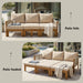 Outdoor 3 Seat Patio Sunbed Hearth and Haven