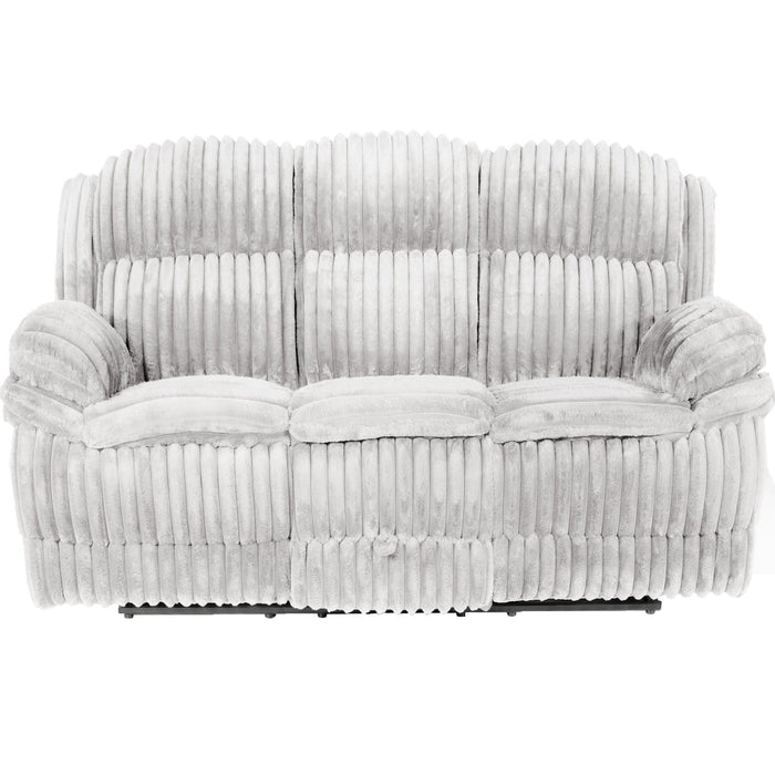Motion Recliner Sofa With Fold-Down Table, Manual Recline, Charging Station & Cup Holders Home Essentials
