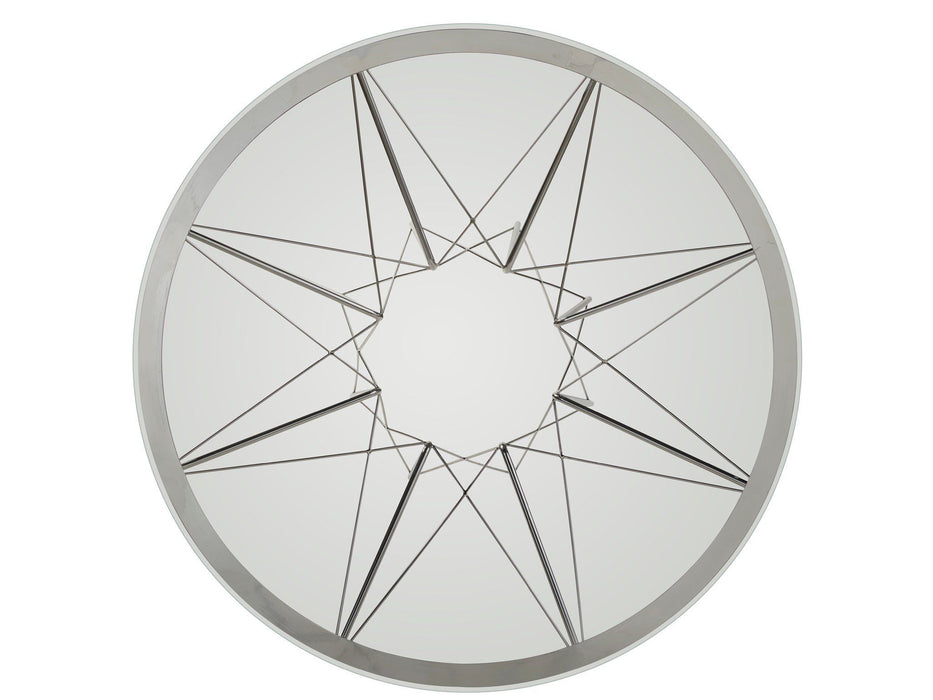 Modern - Axel Round Dining Table - Pearl Silver