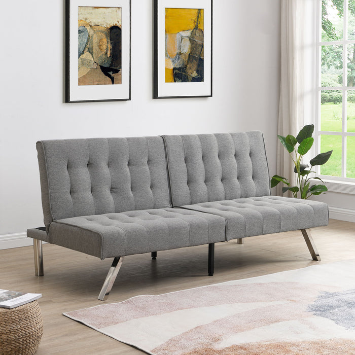 Comfortable Futon Sofa Bed - Gray Home Essentials