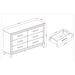 Harry - Dresser With 5 Spacious Drawers - Brown Global Furniture USA