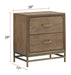 Lindon - Drawer Nightstand - Belgian Wheat Magnussen Furniture
