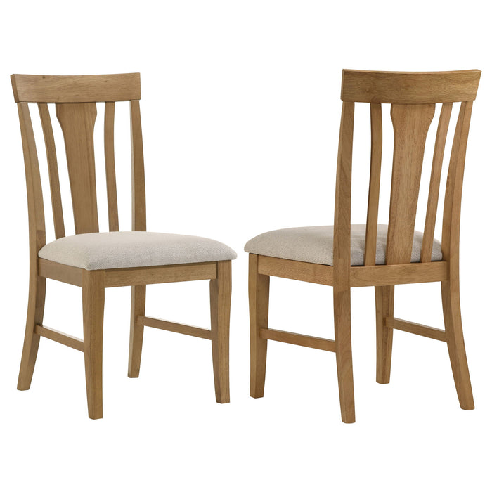 Auburn - Dining Side Chair (Set of 2) - Natural / Light Brown Furniture Max