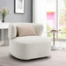 Darius - Accent Chair With Pillow - Beige Boucle ACME