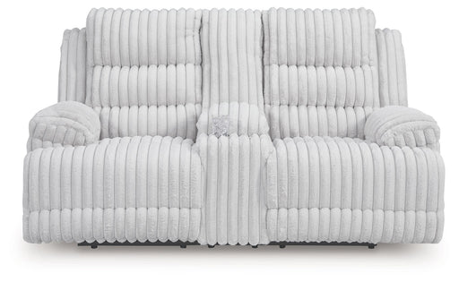 Rhines Falls - 2 Pc. - Power Reclining Sofa And Loveseat - Alloy Signature Design by Ashley®