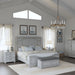 Queen Panel Bed - Gray - Wood Emerald Home
