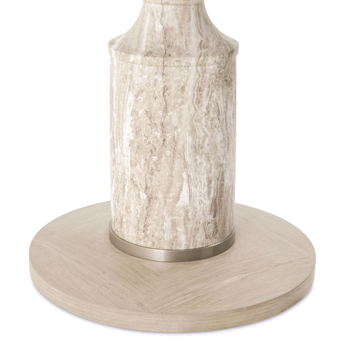 Lotus Bay - 40" Round Gathering Table - Sand