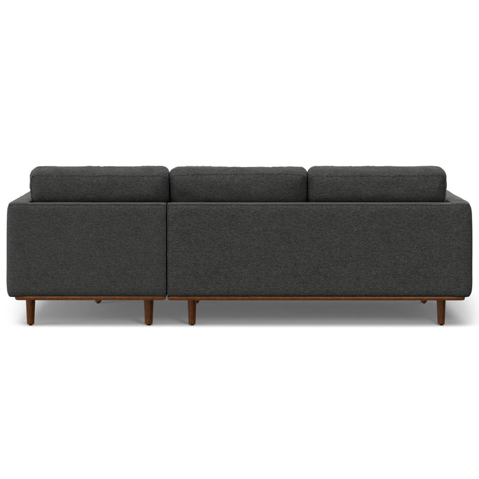 Morrison - Right Sectional Sofa - Charcoal Gray